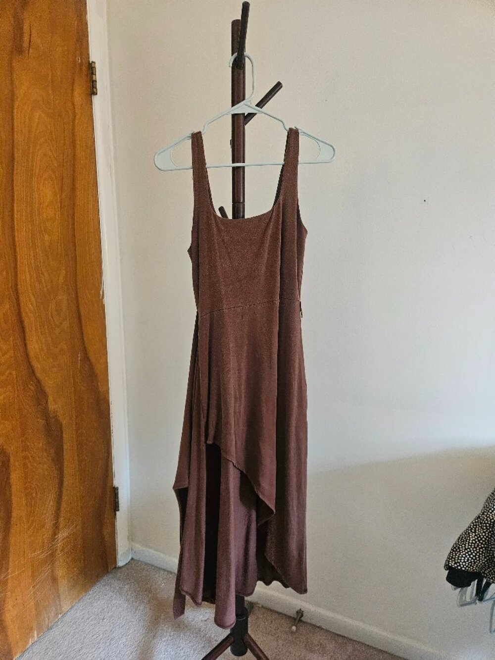Quince Brown Wrap Dress Size S
